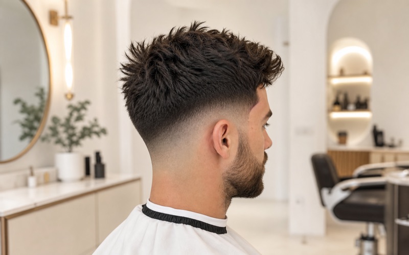 Corte de pelo masculino · Degradado natural